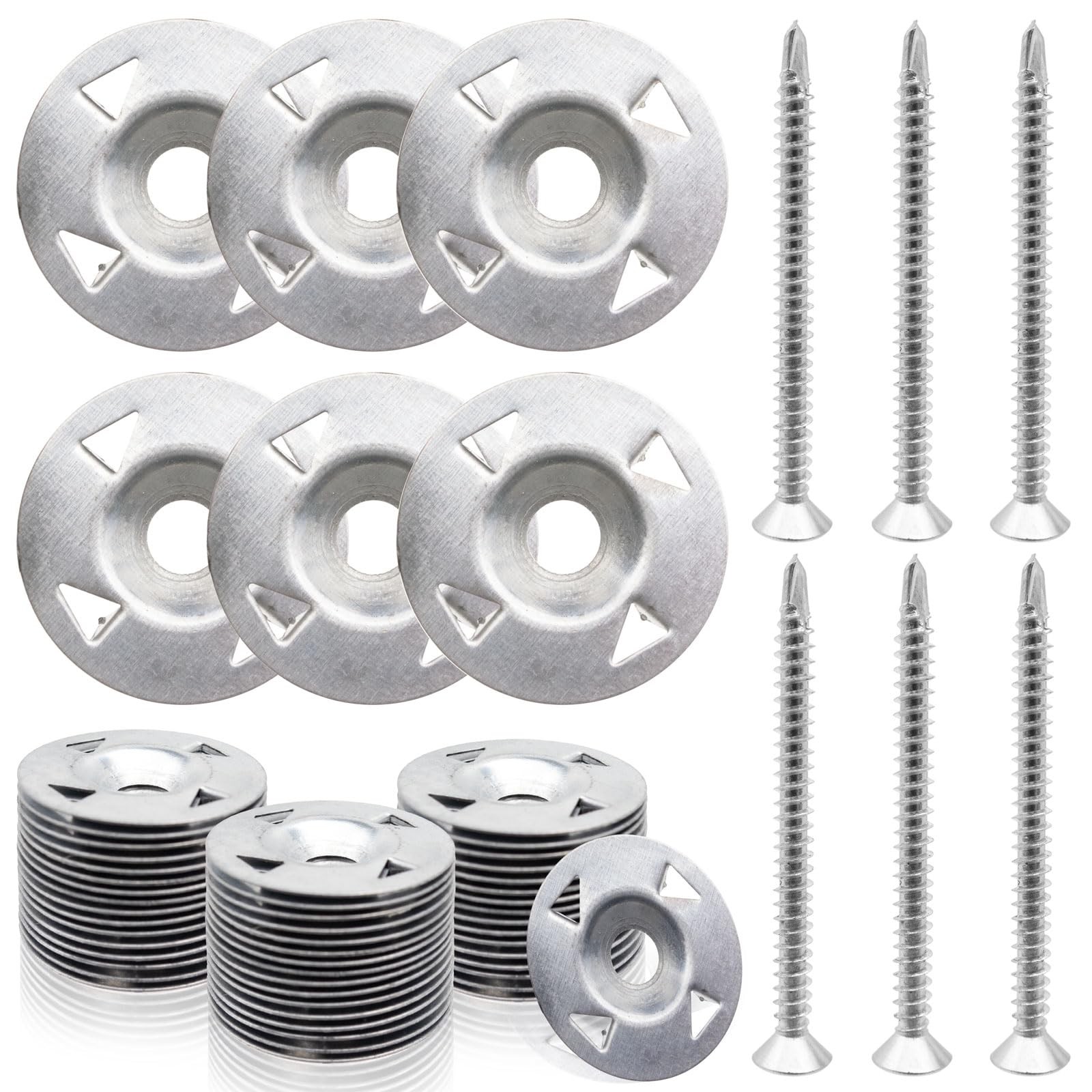 200 Pcs Foam Board 28 Mm/ 1.1 Inches, 5.8 0.23 M4.2*50mm, silver