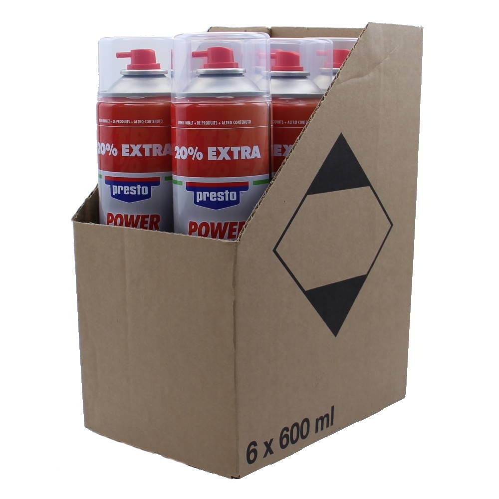 Presto Power Brake Cleaner 6x 600ml Spray Brakes Spray Can Parts Cleaner