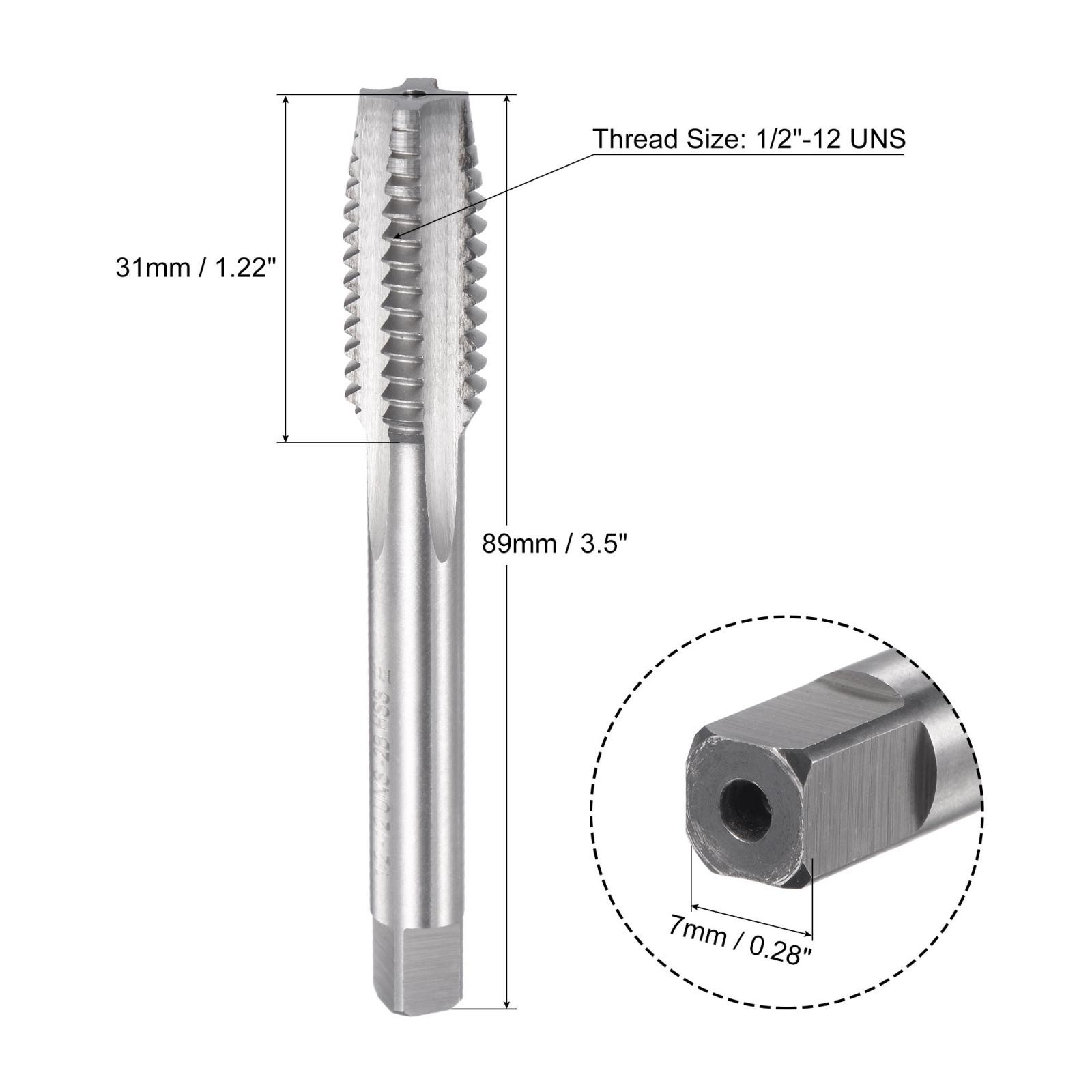 Thread Milling Thread Tapping 1/2"-12 UNS 4 Straight Flute