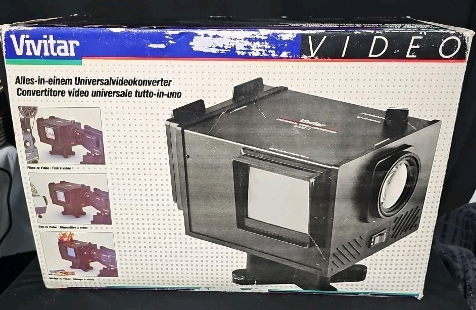 VIVITAR UVC-1 ALL IN ONE UNIVERSAL VIDEO CONVERTER FROM SLIDES & PHOTOS TO VIDEO