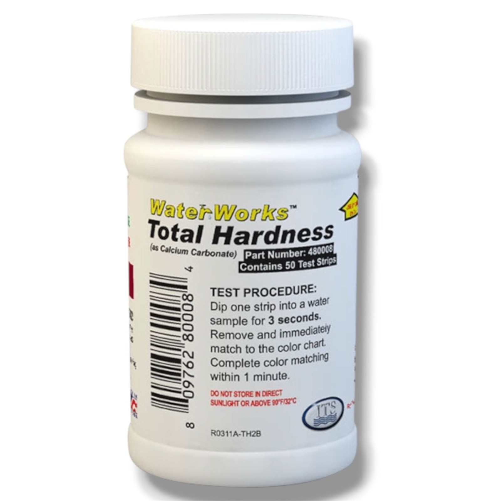 Total Hardness Test Bottle 50 Test Strips - 480008