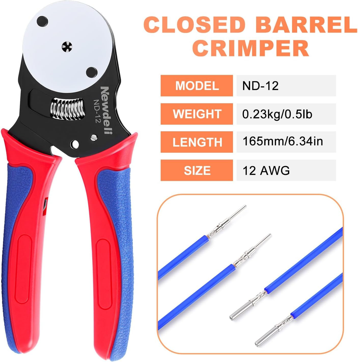 Deutsch Crimp Tool Size 12 Deutsch Connector Tool 4 Way Indent 8 Impression Type