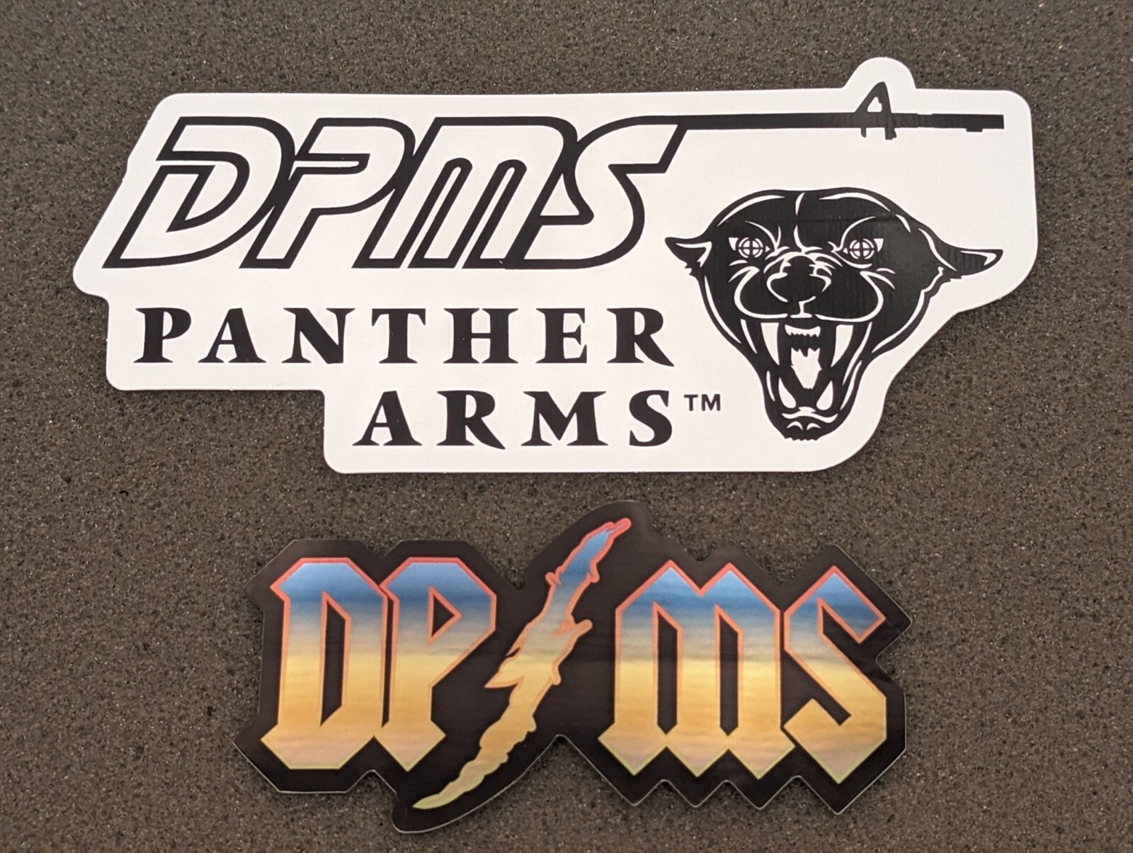 DPMS Panther Arms Firearms Sticker (Lot of 2) SHOT SHOW 2025