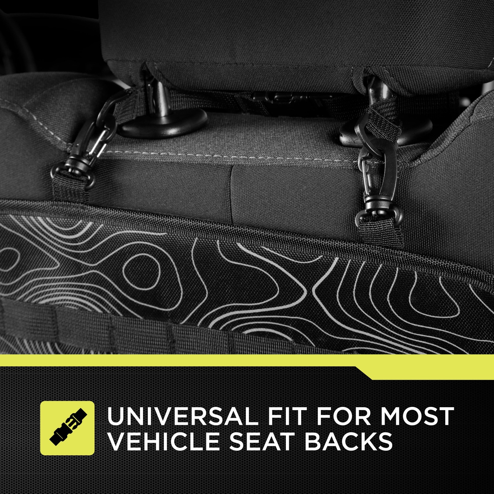 MOLLE Strap Backseat Organizer, Universal Fit, AZ534005