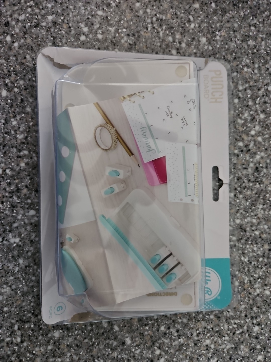 We R Memory Keepers Adjustable Planner Punch Board American Paper Crafts NEW