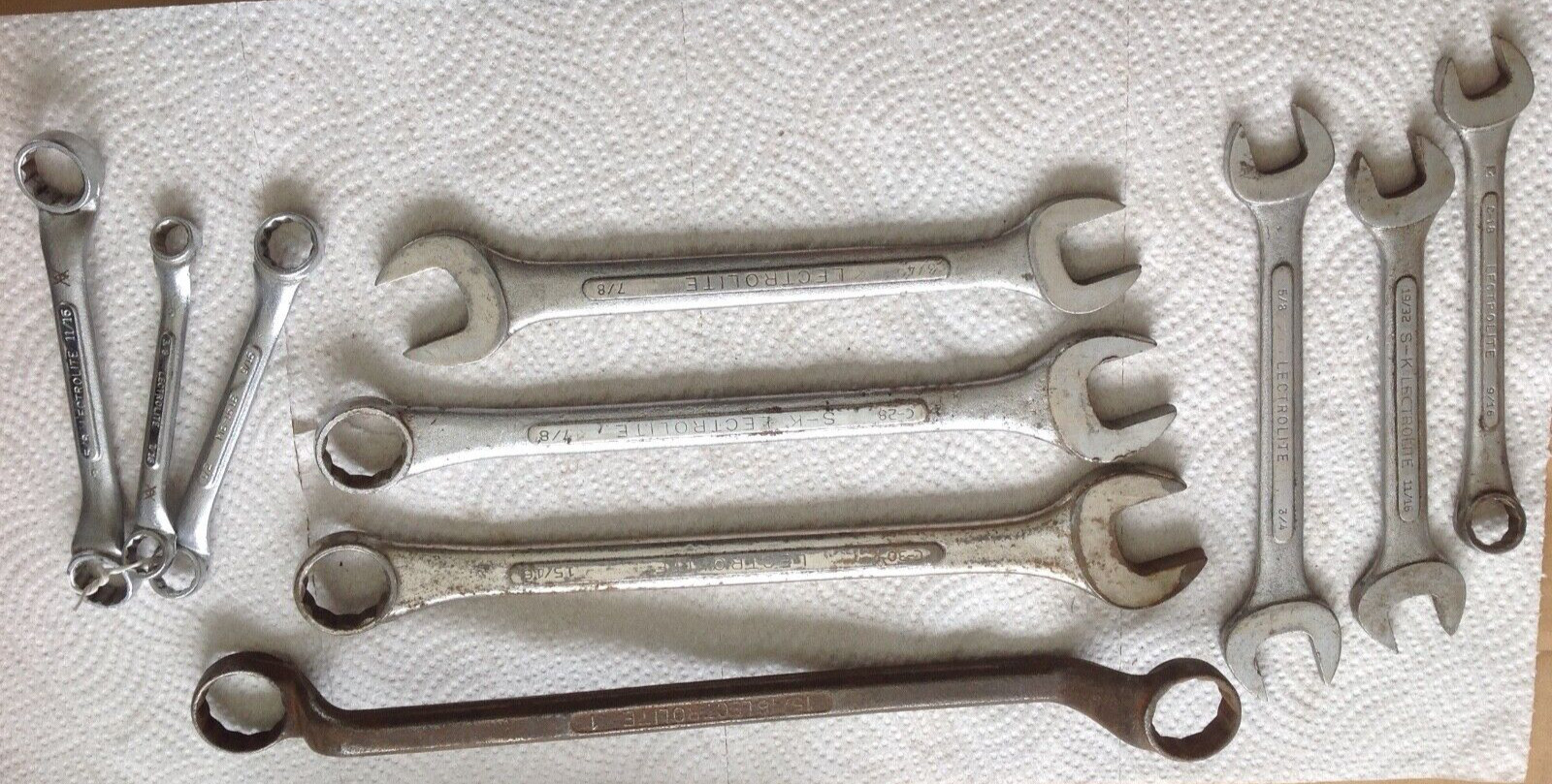 Lectrolite Wrenches, lot of 10