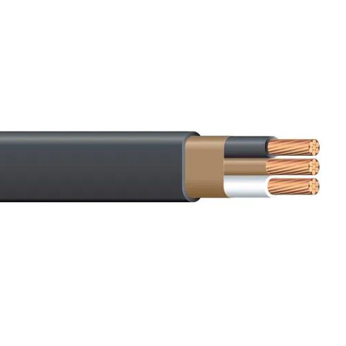 PER FOOT 6/2 NM-B Wire With Ground Non-Metallic Sheathed Cable Black 600V