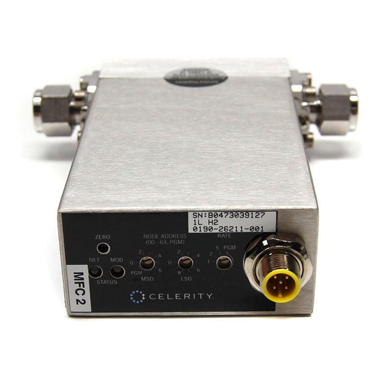 NEW Celerity Unit UFC-8165 Mass Flow Controller 1/4" VCR Valve (H2/1L) MFC