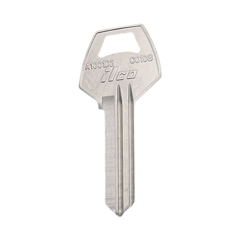 CO108 / A1001D2 Key Blank 6-Pin  Nickel