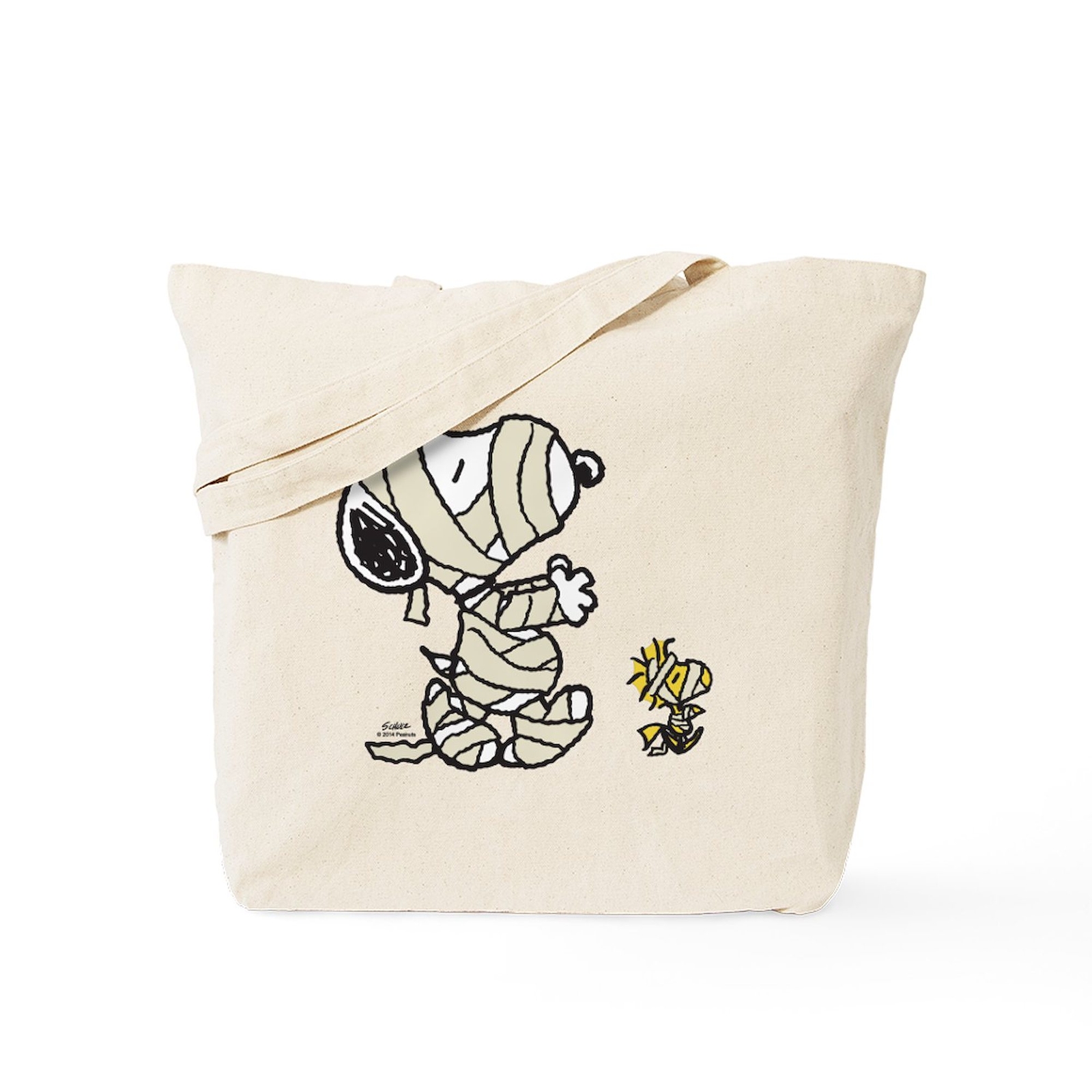 CafePress Snoopy And Woodstock Mummies Tote Bag (814699066)