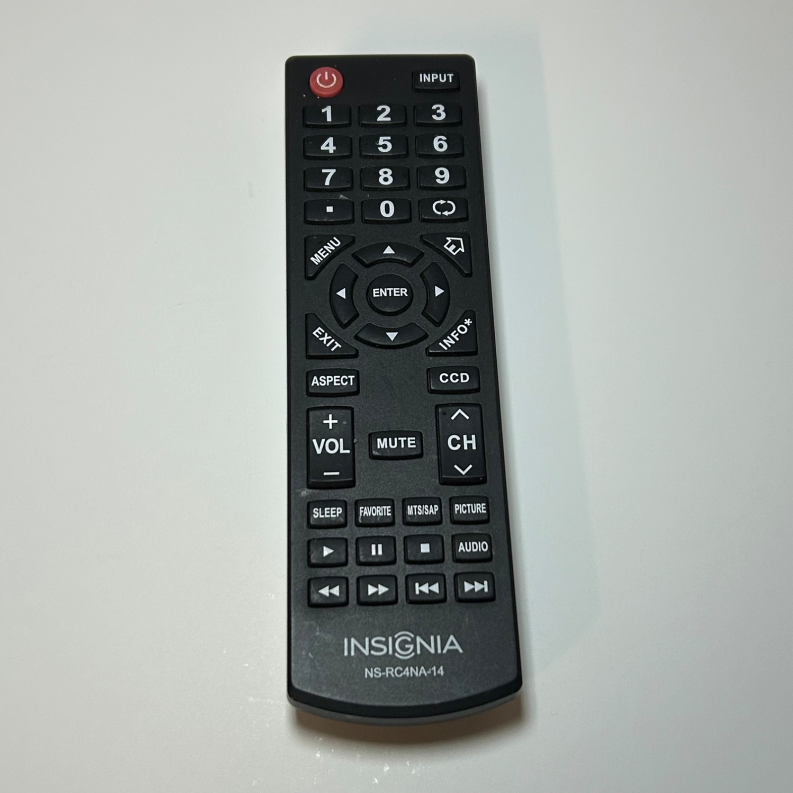 NS-RC4NA-14 For Insignia TV Remote NS-46D40SNA14 NS-50DSNA14 NS-42D40SNA14 OEM