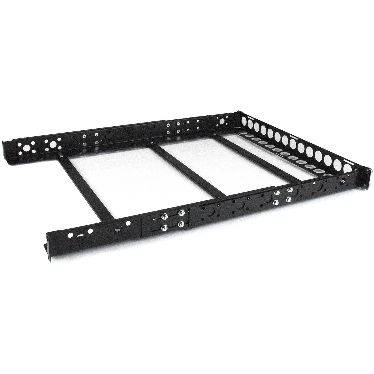 StarTech UNIRAILS1U 19in Adjustable Depth Rack Rails Black