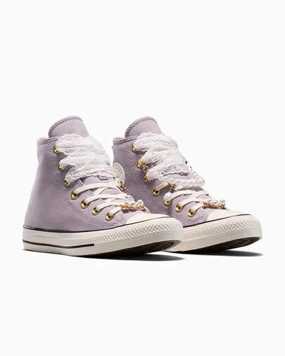 CONVERSE Women's Chuck Taylor All Star Pearl Charms Sneakers Shoes High Top NEW