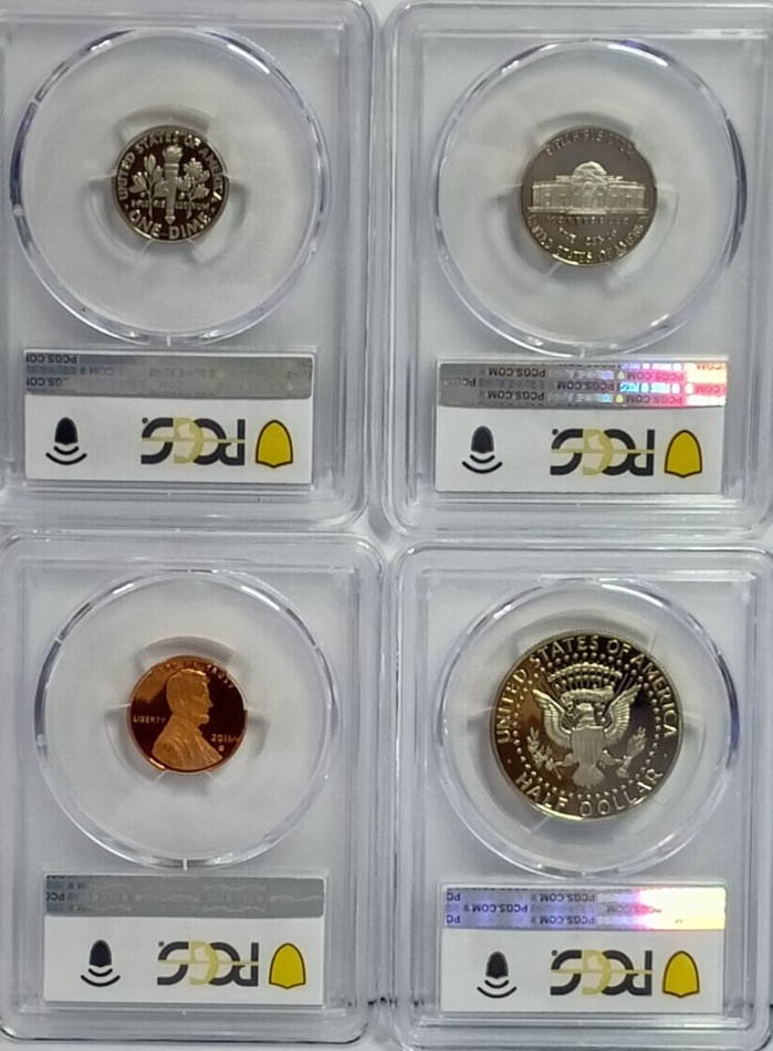 2011 S PCGS PR69DCAM Year Set--14 Coin Set, With $1 .50, .25, .10, .05, & .01