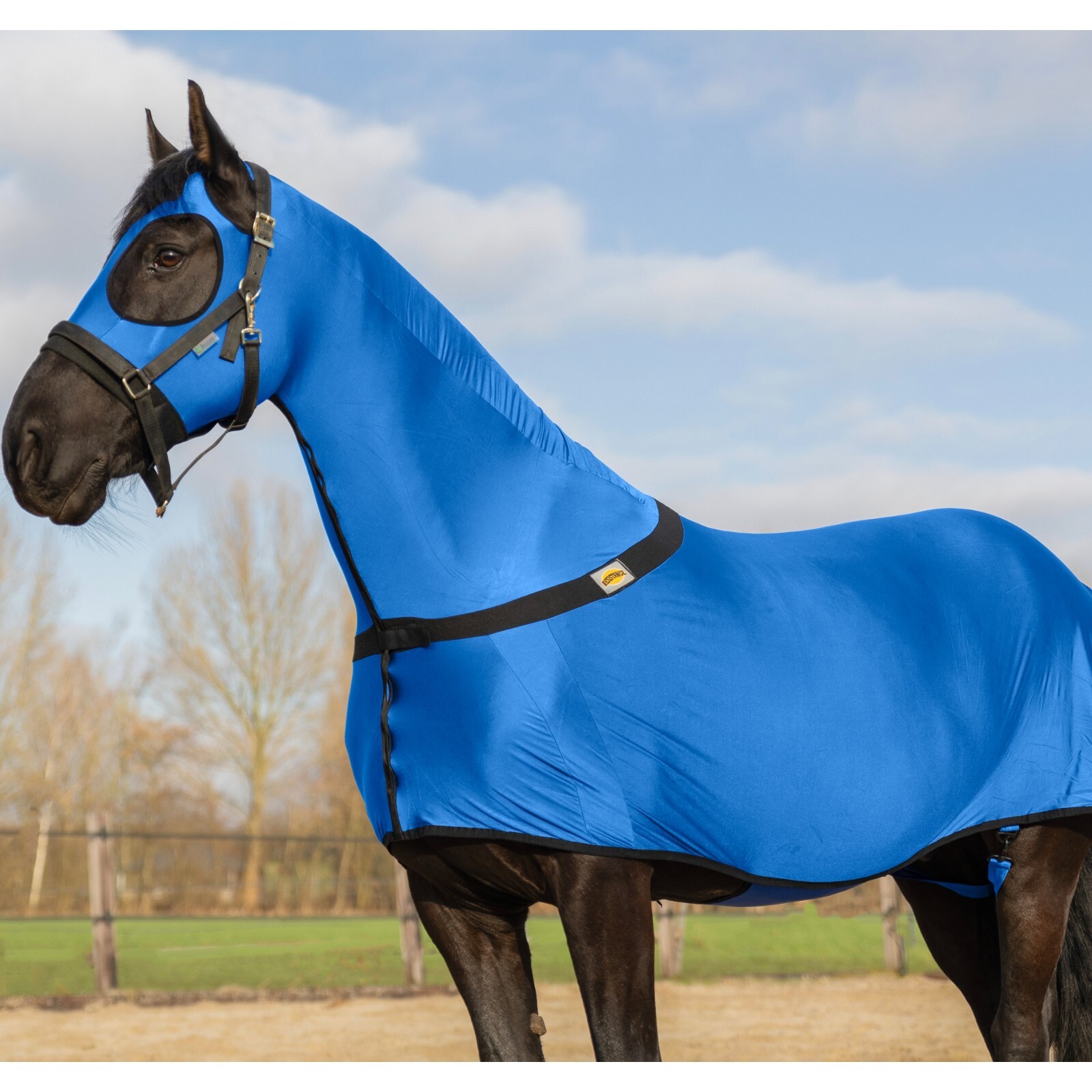 Premium Horse Sleazy Full Body Slicker with Full Zipper Face and Forelock Saver