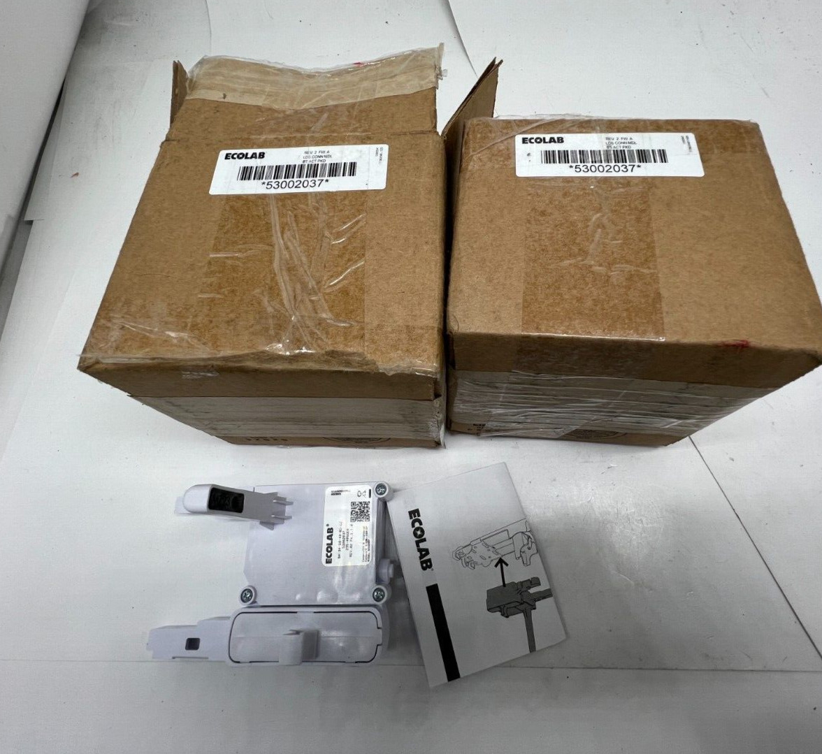 (QTY 2) Ecolab Model 53002037 Rev. 2 LDS Conn MDL BT, White Replacement