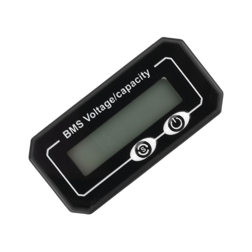 DC 8 to 99 9V Black Digital Voltage Power Indicator Tester with LCD Display