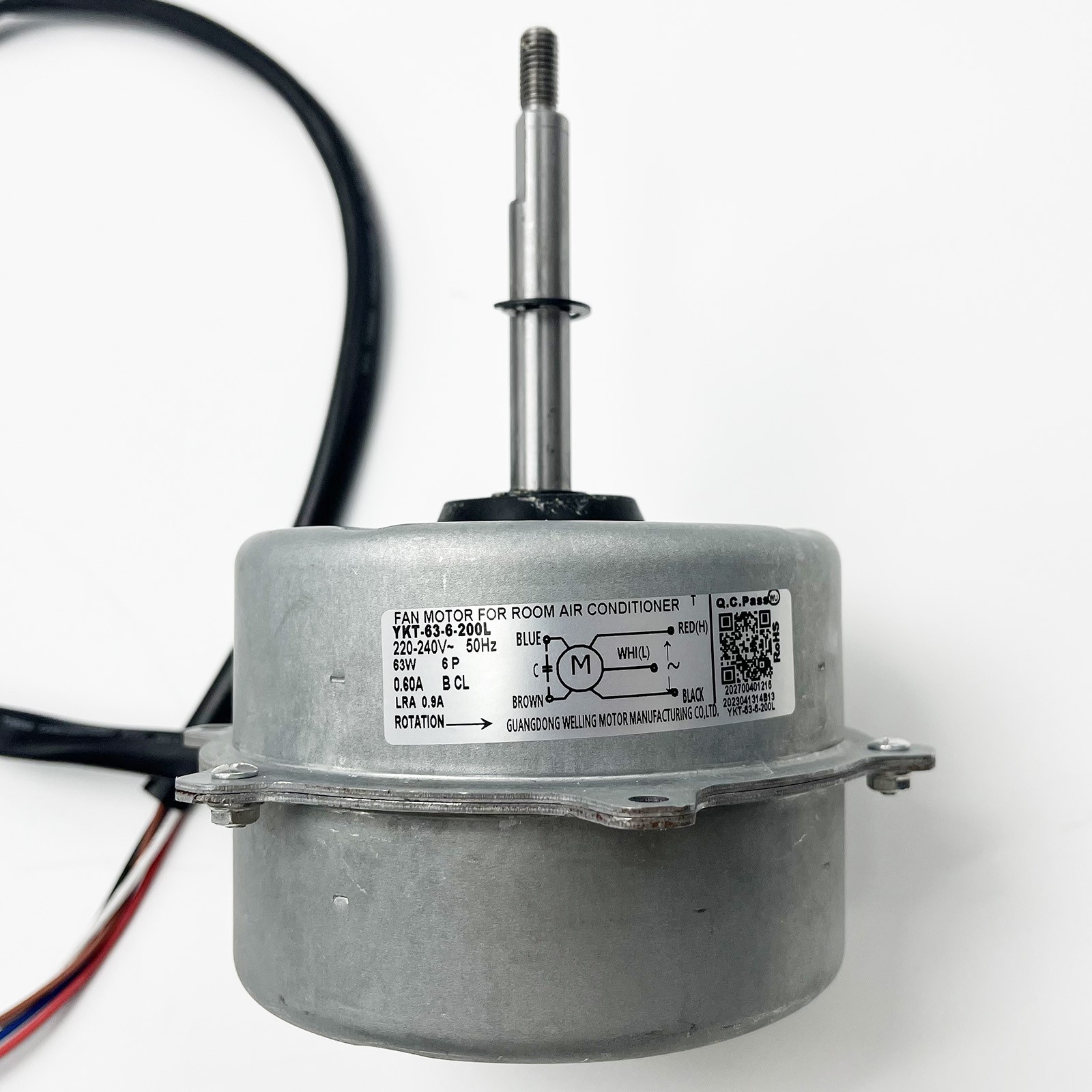 New YKT-63-6-200L 63W 0.60A 208-230V Air conditioning motor