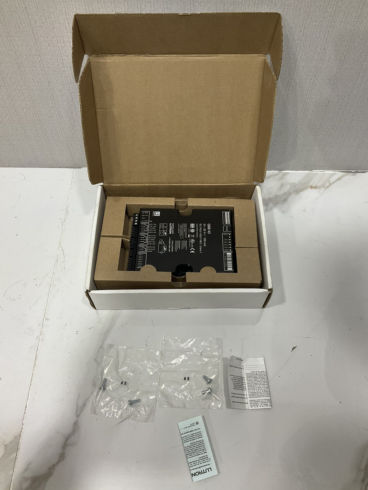 LUTRON GRAFIK SYSTEMS QSE-IO CONTROL INTERFACE MODULE 24-36V 100MA