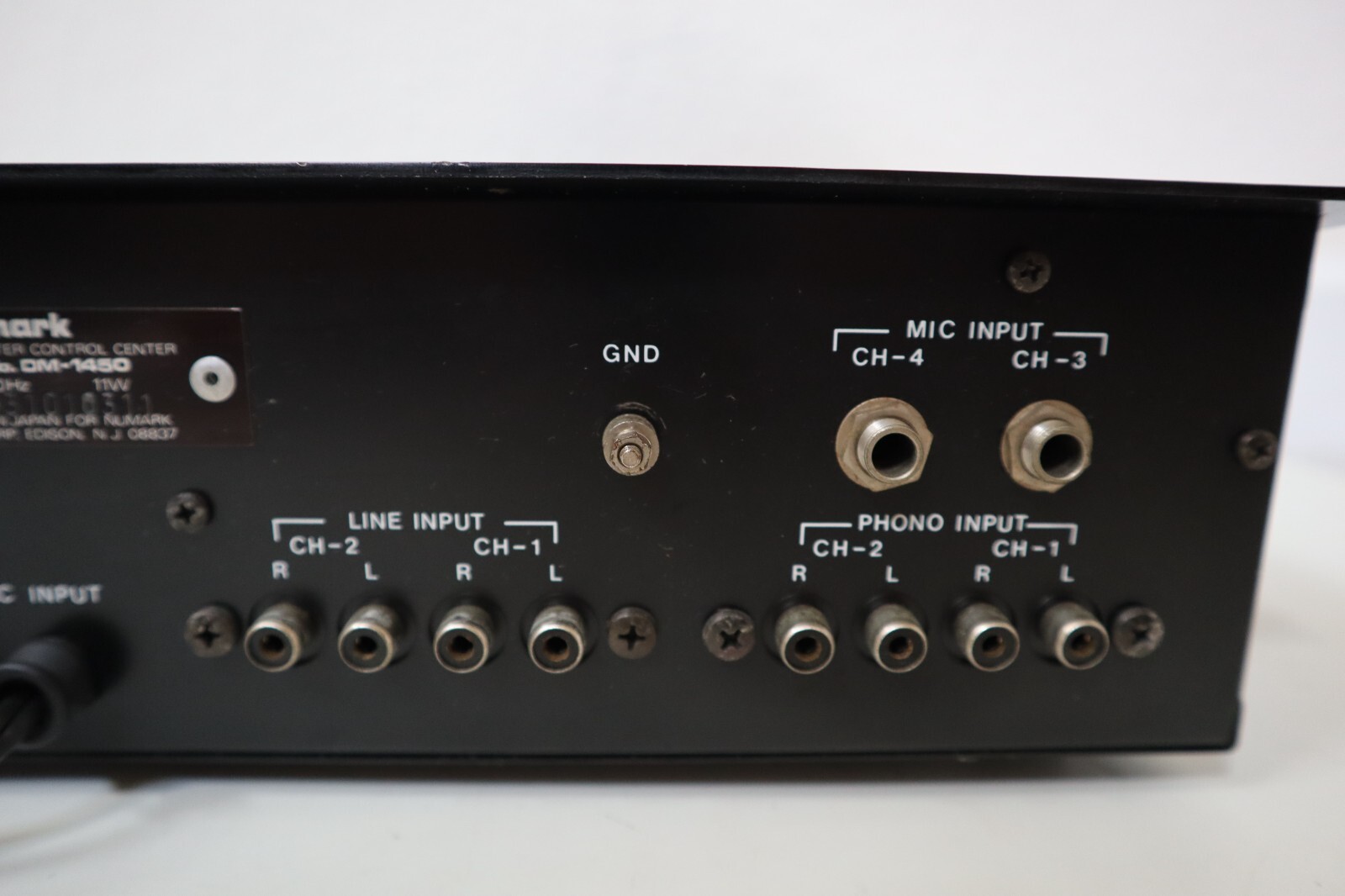 Numark DM-1450 Studio Audio Master Stereo Pre-Amplifier Control Center - Working