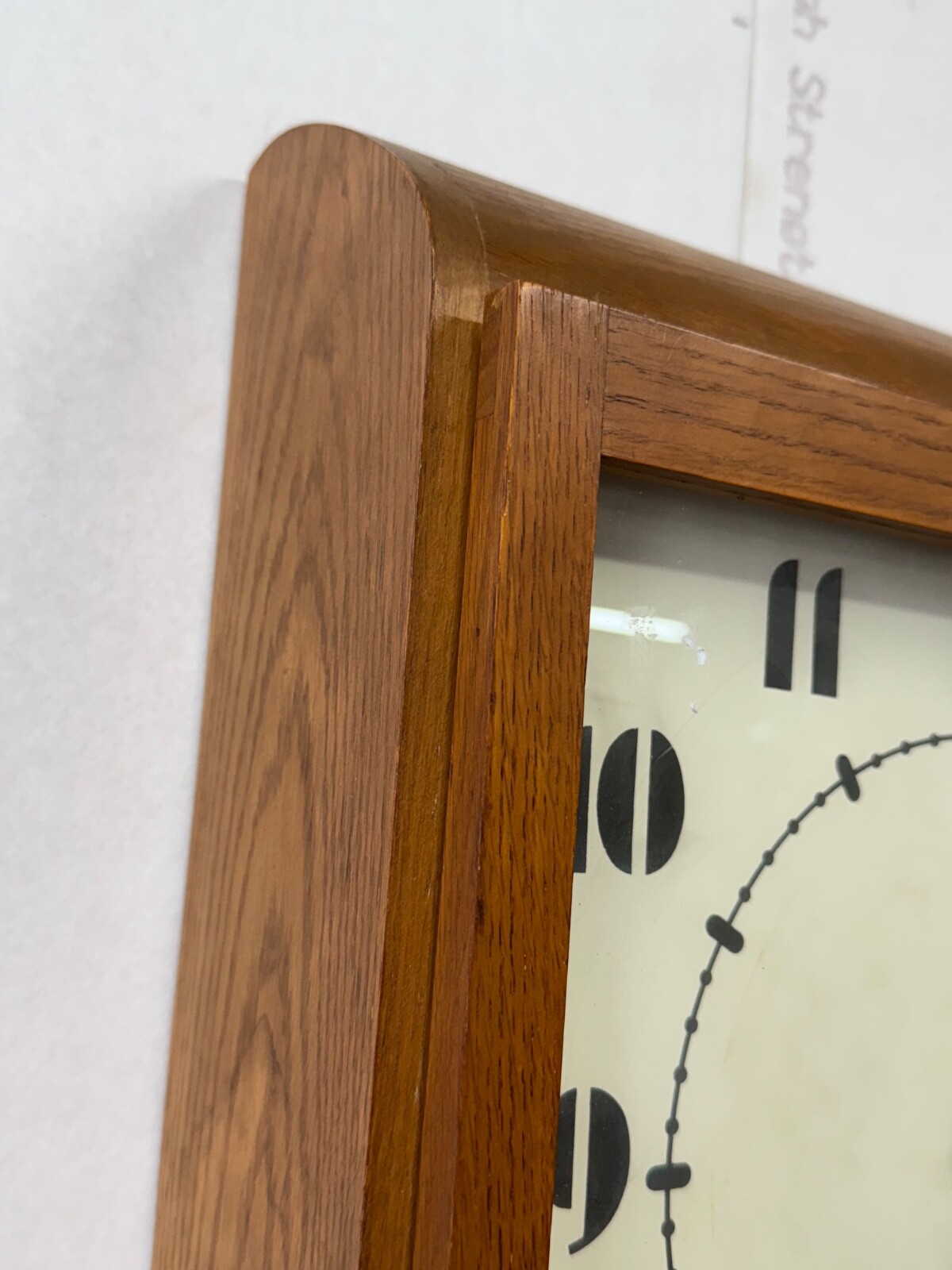 antique art deco style Seth Thomas oak wall clock regulator working school