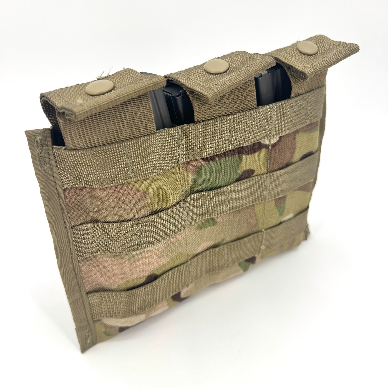 US Military Multicam OCP Triple Mag Magazine Pouch MOLLE 3 X 30 Round EXCELLENT
