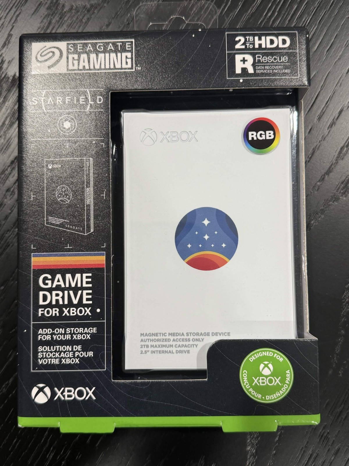 Seagate Game Drive 2TB HDD for XBOX  Starfield Limited Edition  New Unopened