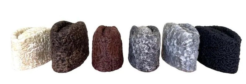 Black Ethnic Winter Headwear Cap, Persian Karakul Hat, Afghan Karakul Hat Men's