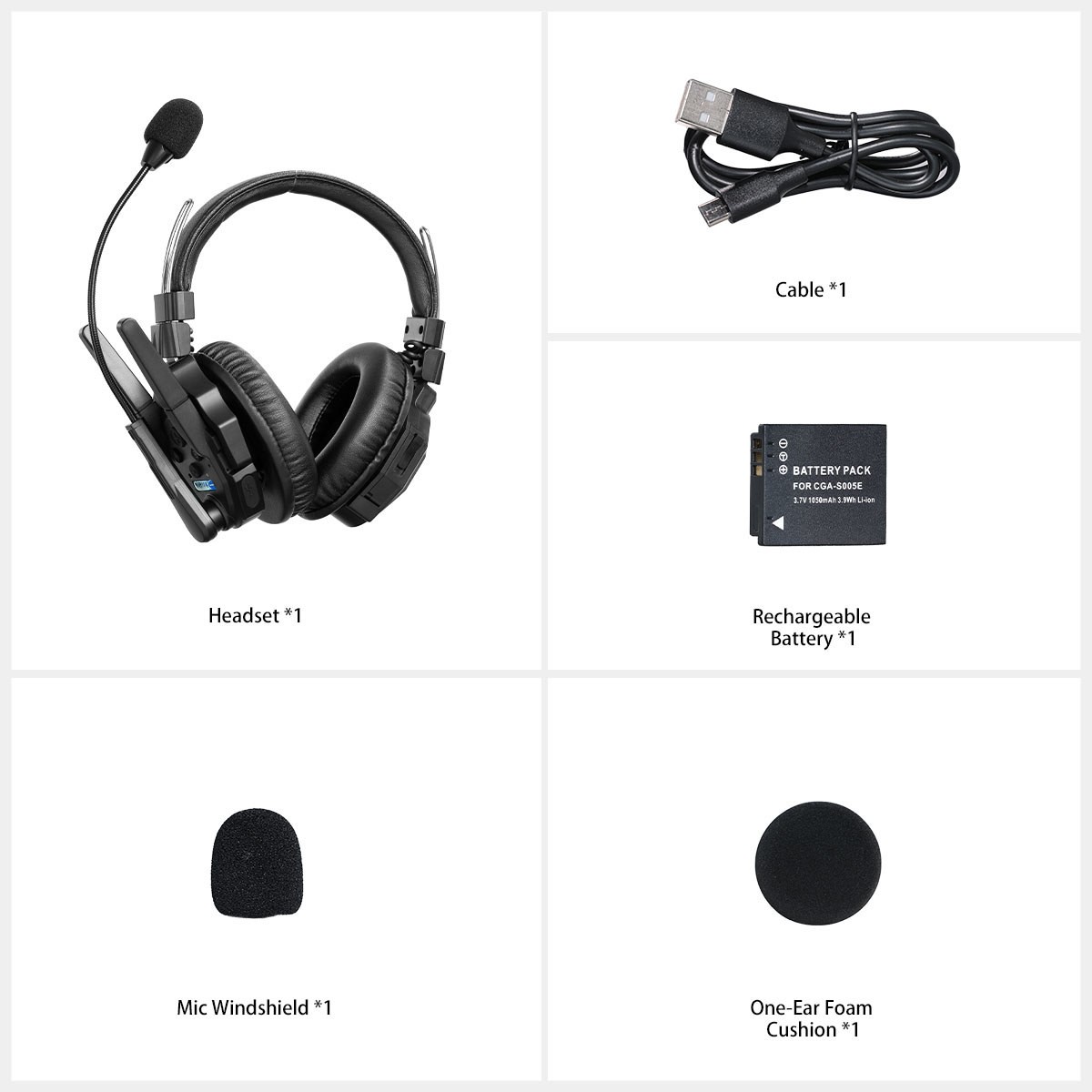 Synco Audio Xtalk XMax Full-Duplex Wireless Intercom Dual-Ear Master Headset