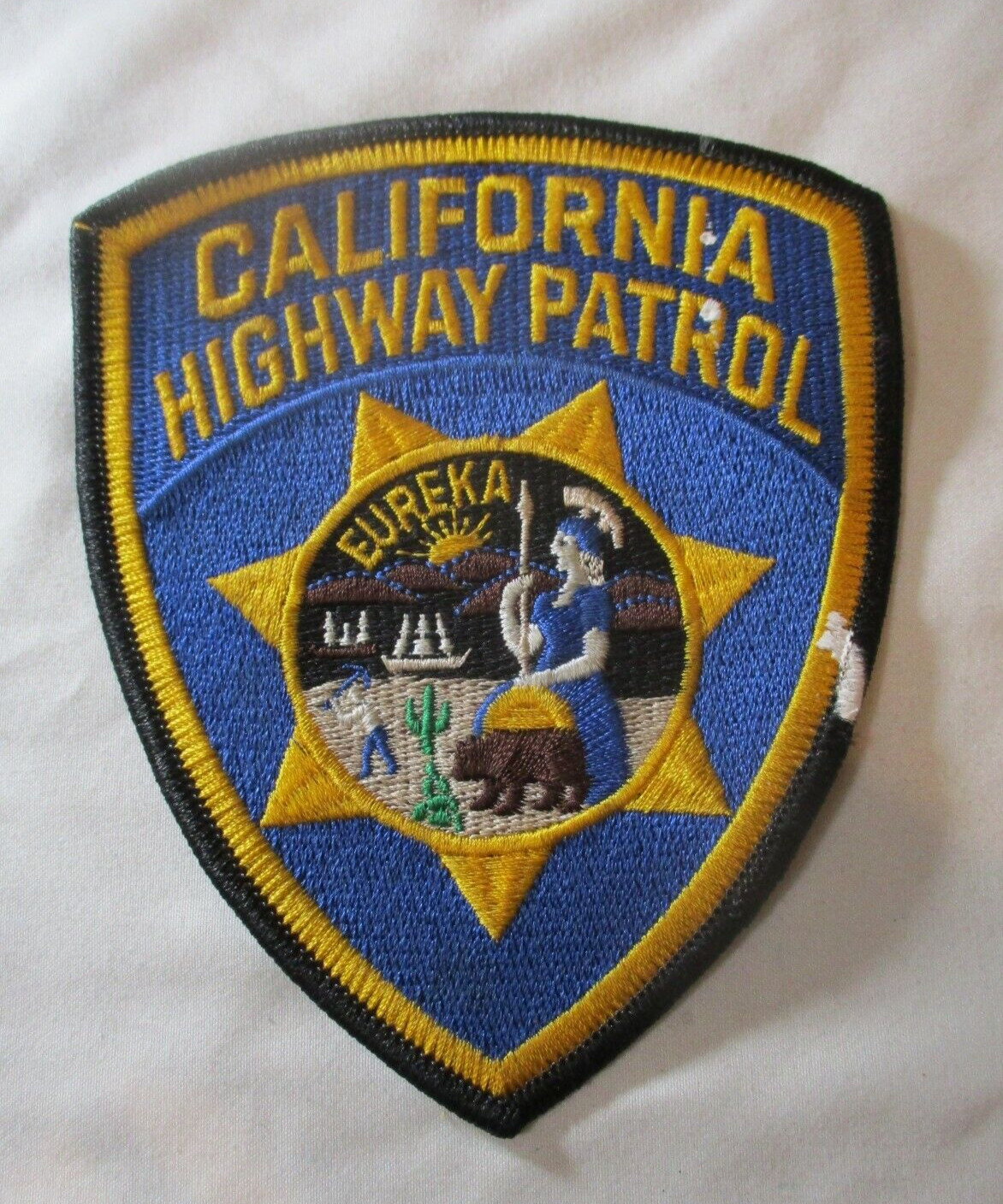 Vintage California Highway Patrol CHP Shoulder Patch 2 / Police