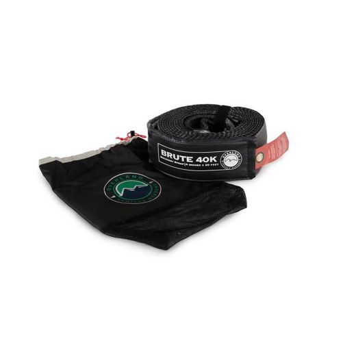 OVS 19089916 Tow Strap 4 inch x 20 ft Gray With Black Ends & Storage Bag