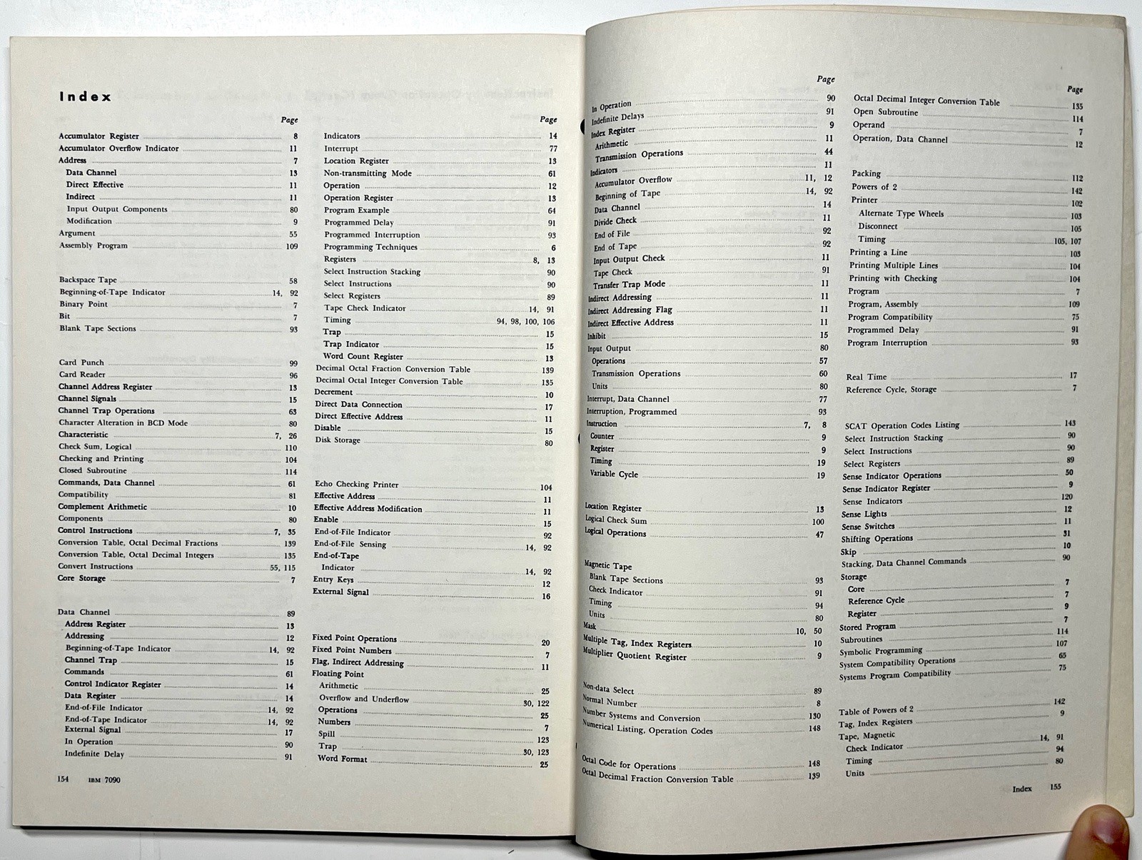 1962 IBM 7090 DATA PROCESSING SYSTEM REFERENCE MANUAL MAINFRAME COMPUTER