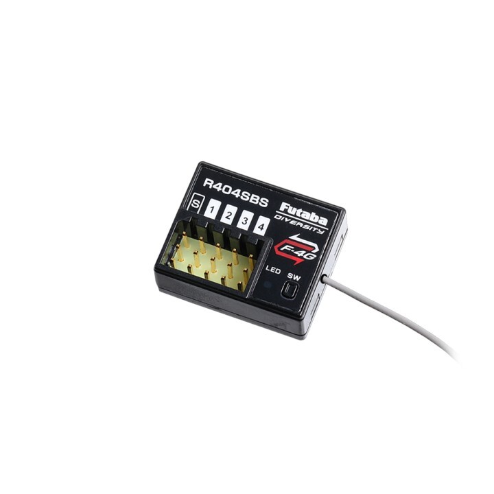 Futaba R404SBS F-4G T-FHSS 4-Channel 2.4Ghz Telemetry Receiver FUT01102364-1