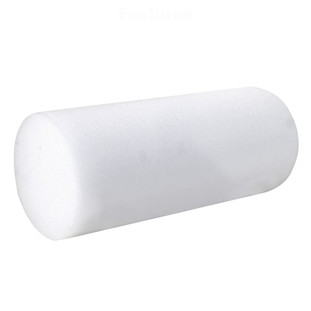 Body Sport Foam Roller, Full Round 6 in x 12 in. – Lightweight & Durable for