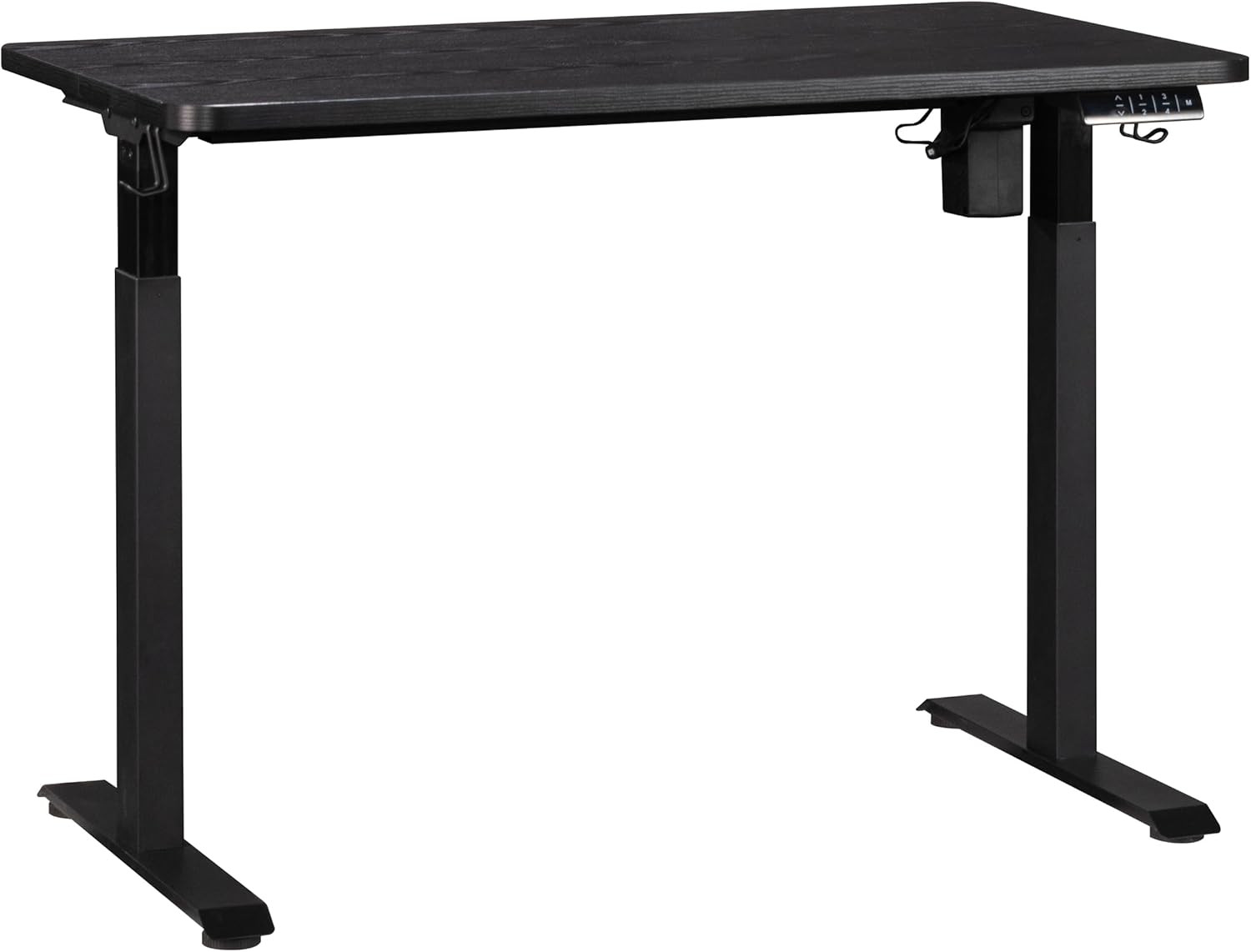 Versatile Black 48" x 27" Electric Height Adjustable Desk for Home & Office