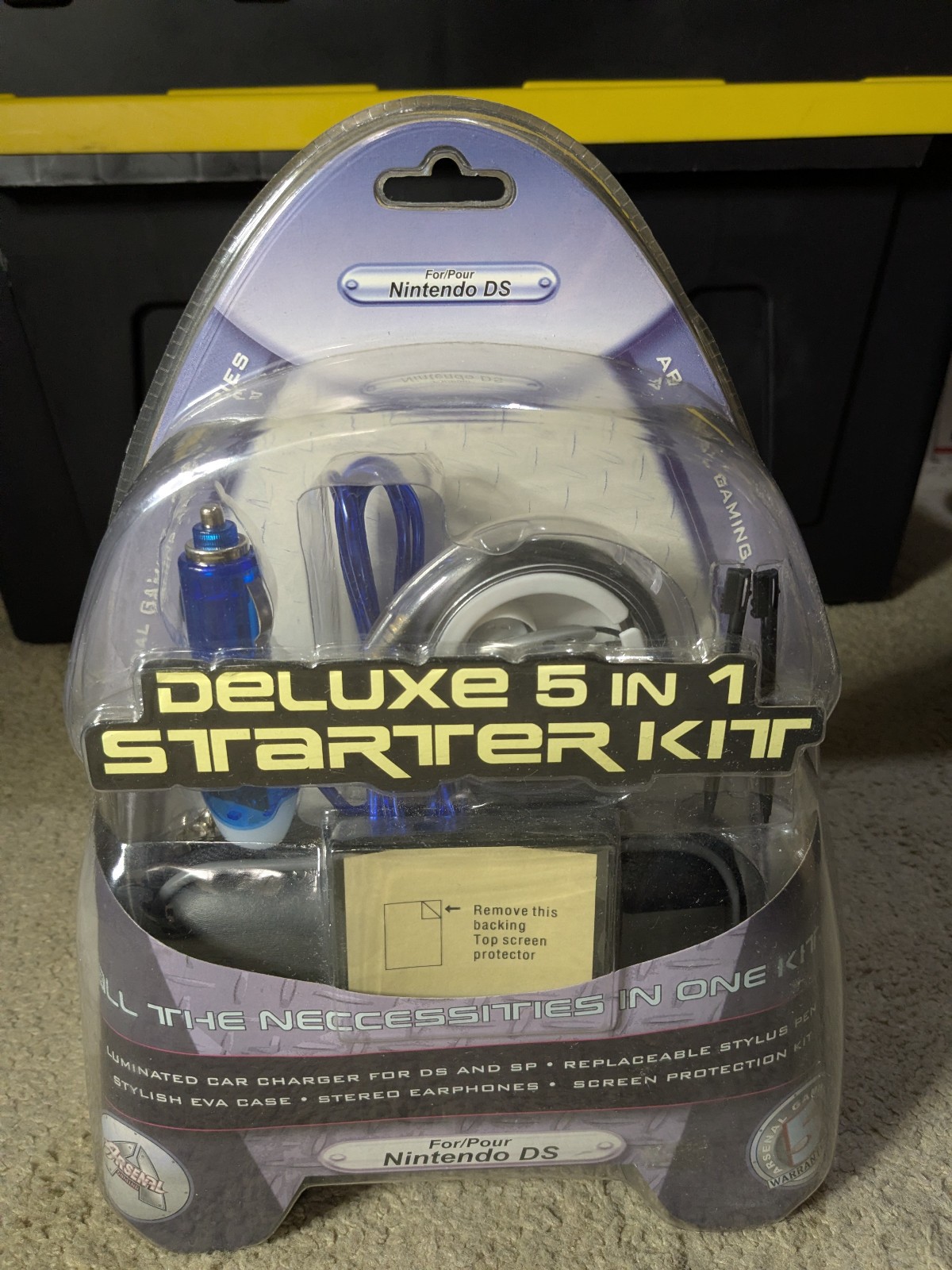 *NEW*  Deluxe 5 in 1 Starter Kit by Arsenal (Nintendo DS) Case, Stylus and more
