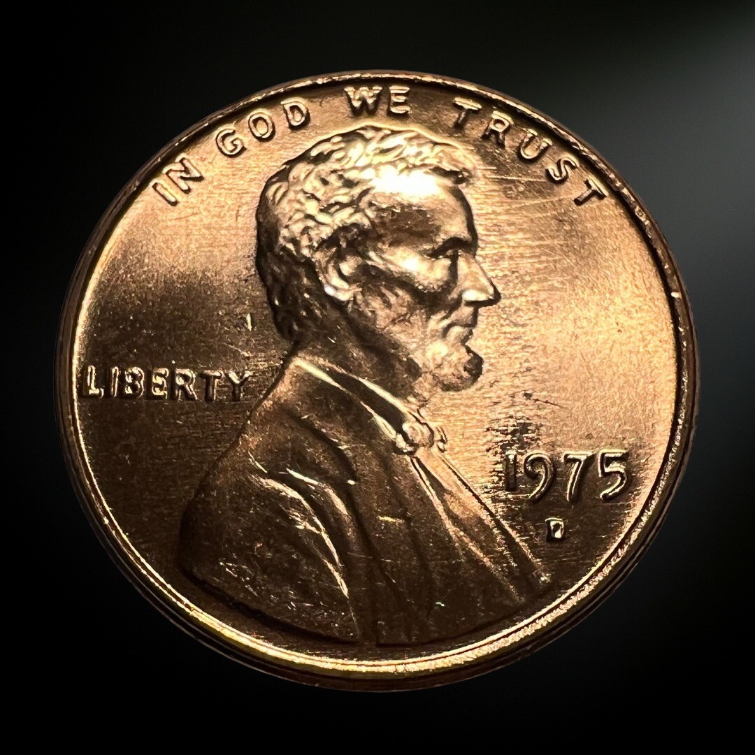 1975-D Lincoln Memorial Penny BU Brilliant Uncirculated Denver Mint