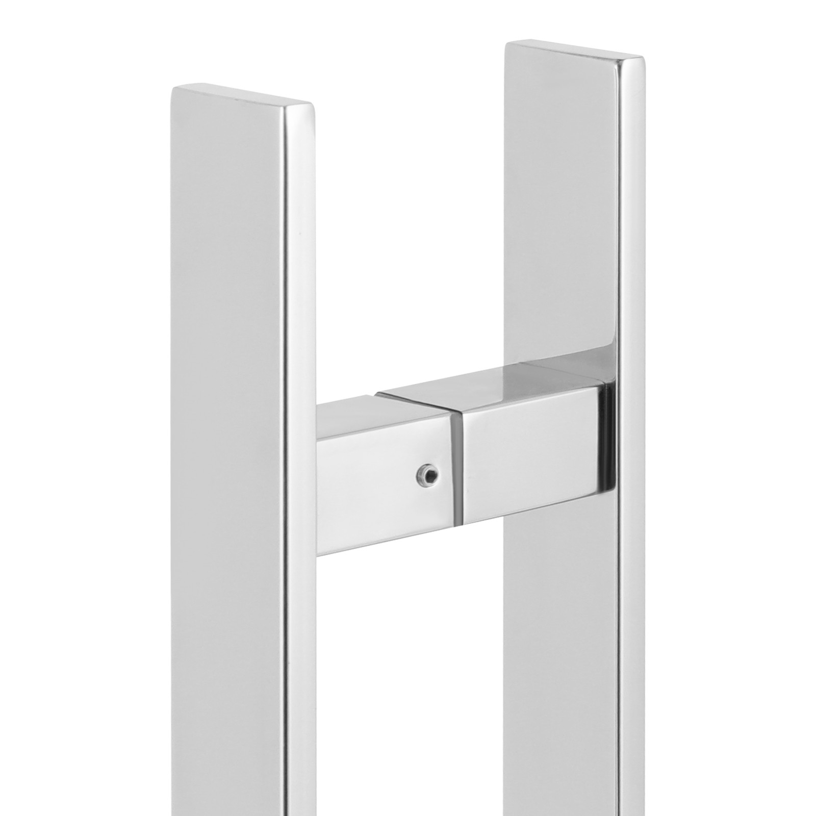 Stainless Steel Double Sided Push Pull Door Handle, H-shaped Door Pull Handle~