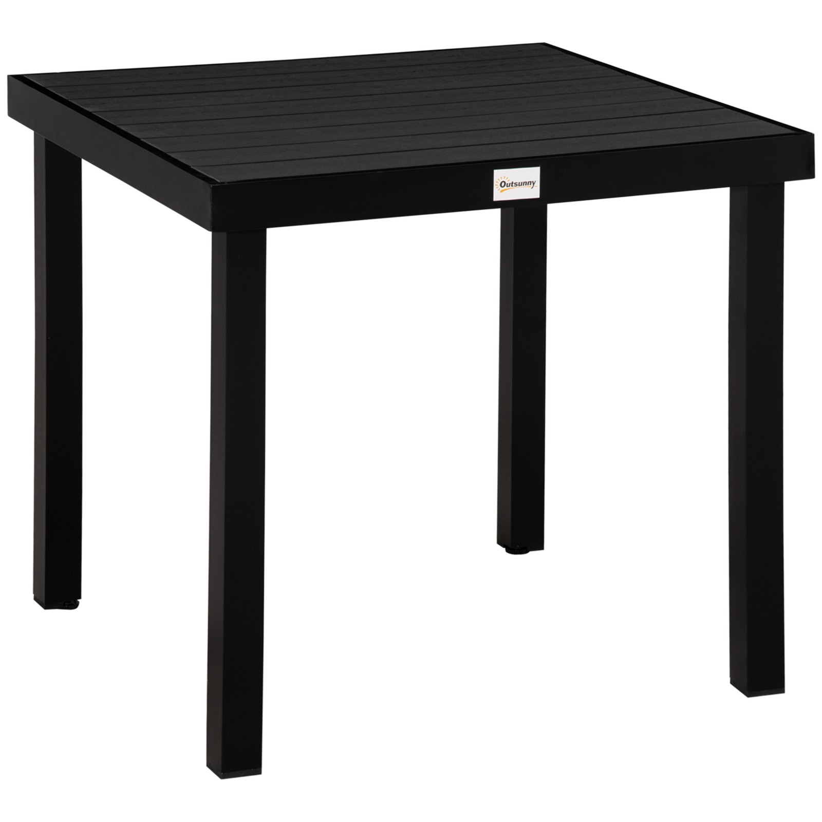 Aluminum Outdoor Patio Bistro Dining Table for 4 for Lawn Garden Backyard Porch