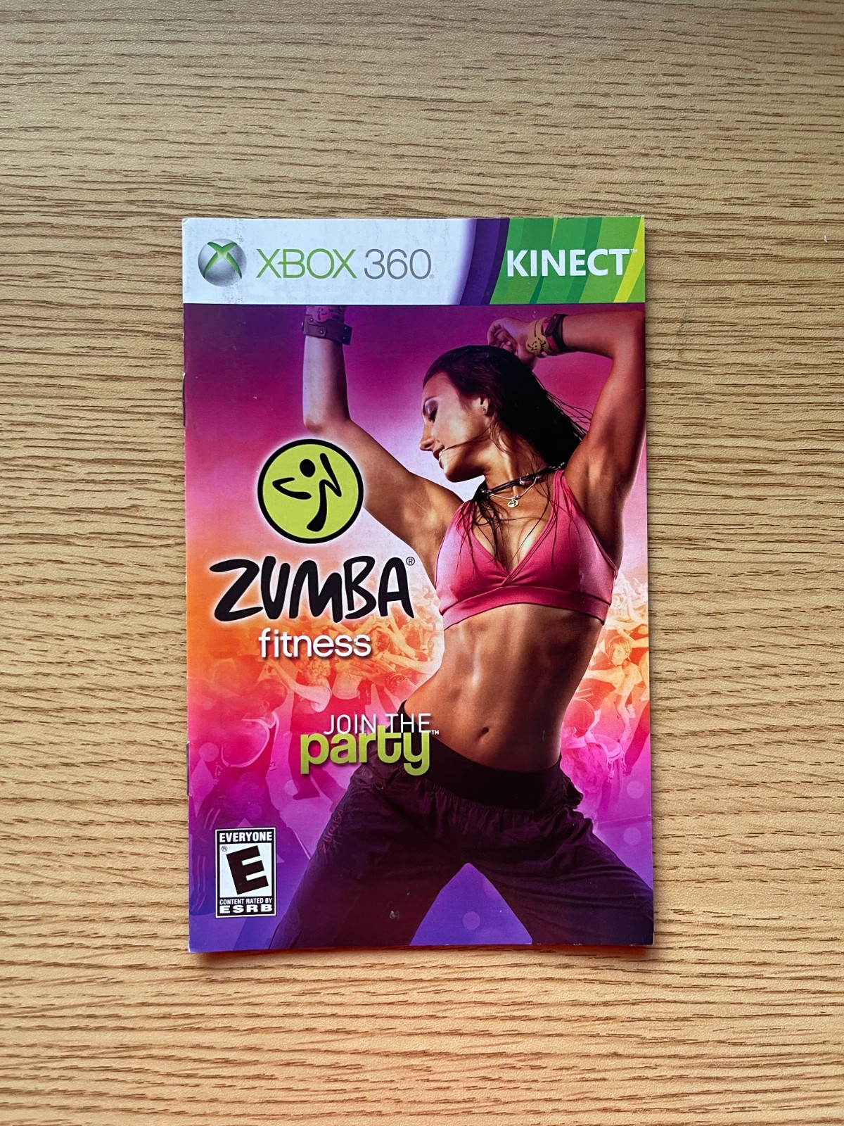 Zumba Fitness Microsoft Xbox 360 Instruction Manual ONLY NO GAME OEM BUY 3 GET 1
