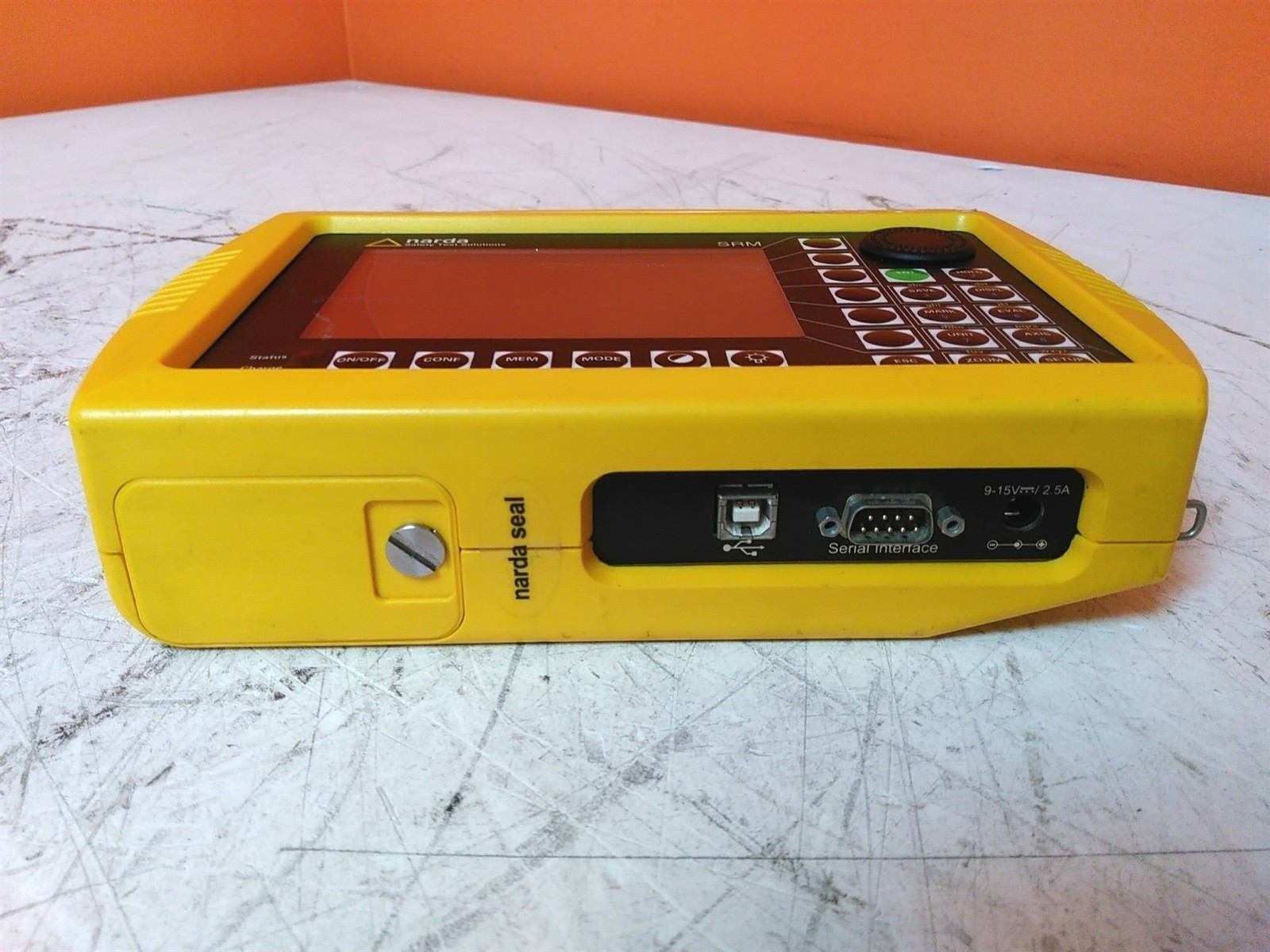 Defective Narda SRM-3000 100kHz - 3GHz Basic Unit Radiation Meter AS-IS