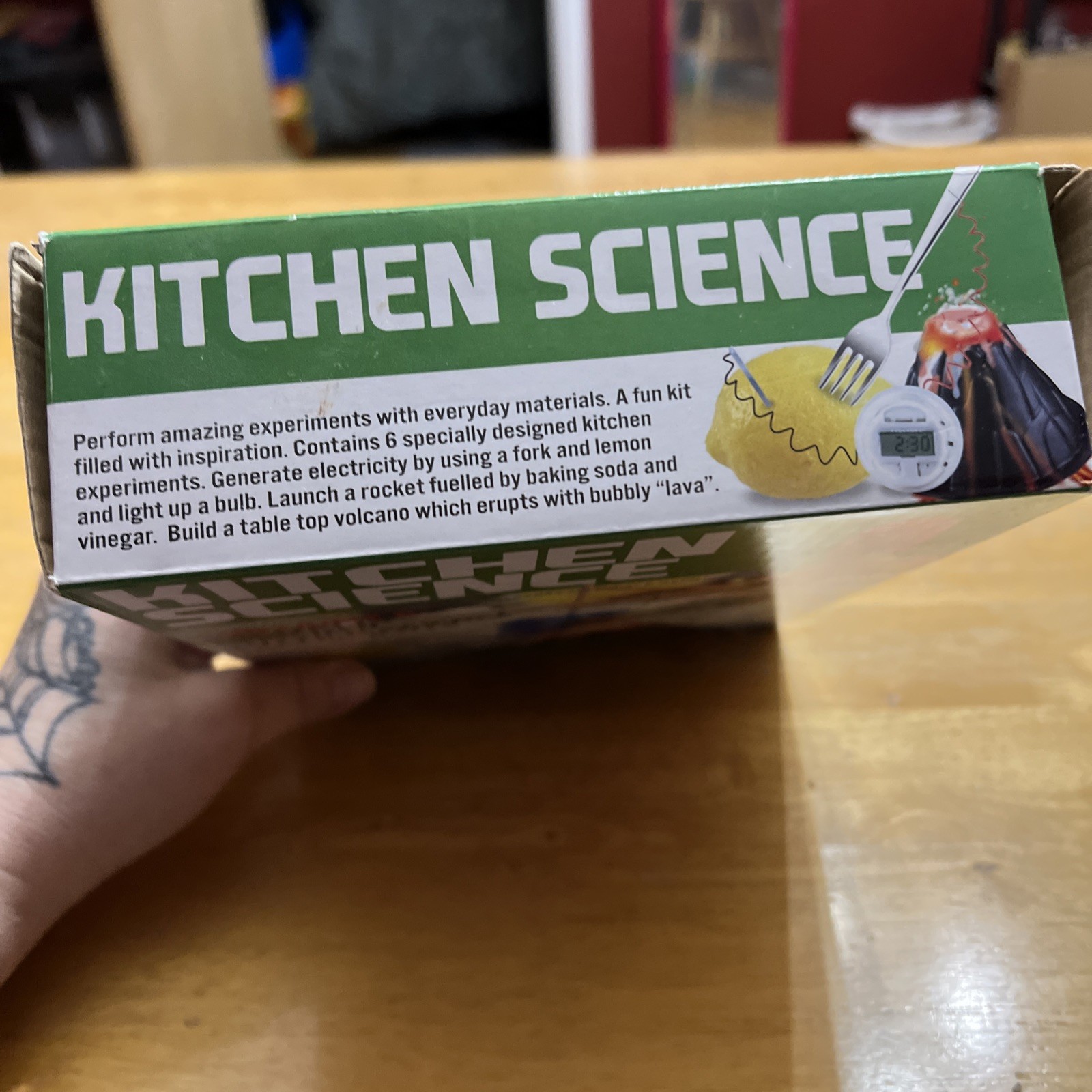 KIDZ LABS Kitchen Science Kit Fun Science Products NEW Open Box