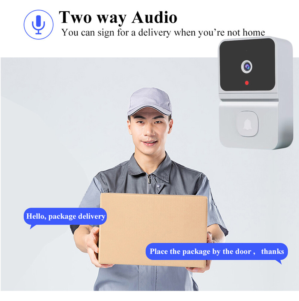 Smart Wireless WiFi Doorbell Camera Chime Phone Door Ring Intercom Security Bell