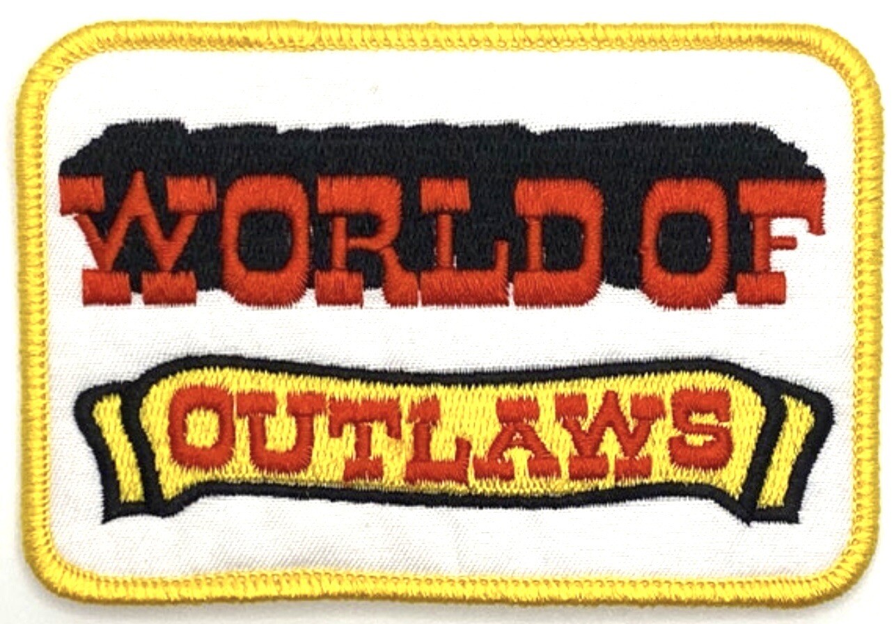 World of Outlaws Sprint Dirt Car Racing Retro Vintage Style Patch Hat Cap