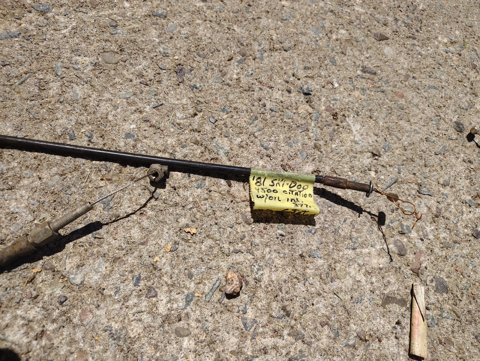 1981 ski doo citation 4500 throttle cable