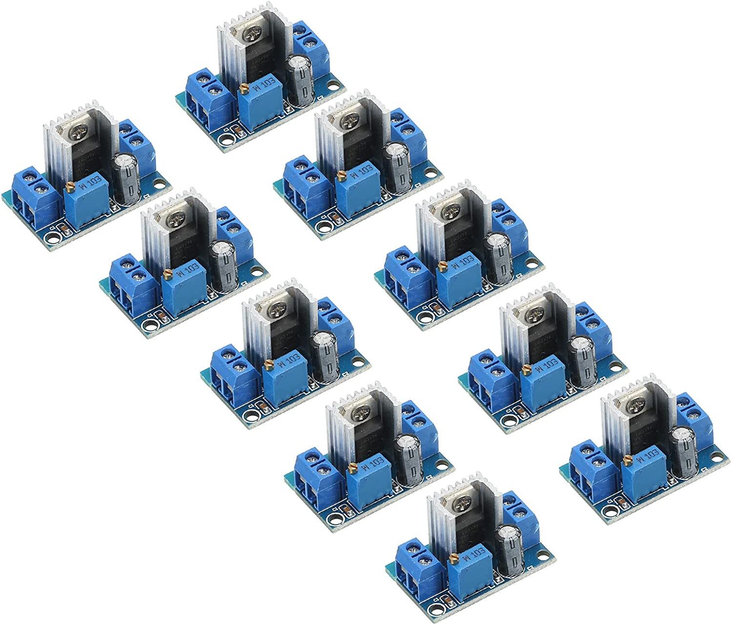 20x LM317 DC-DC Converters Adjustable Linear Regulators Step Down Circuit Board