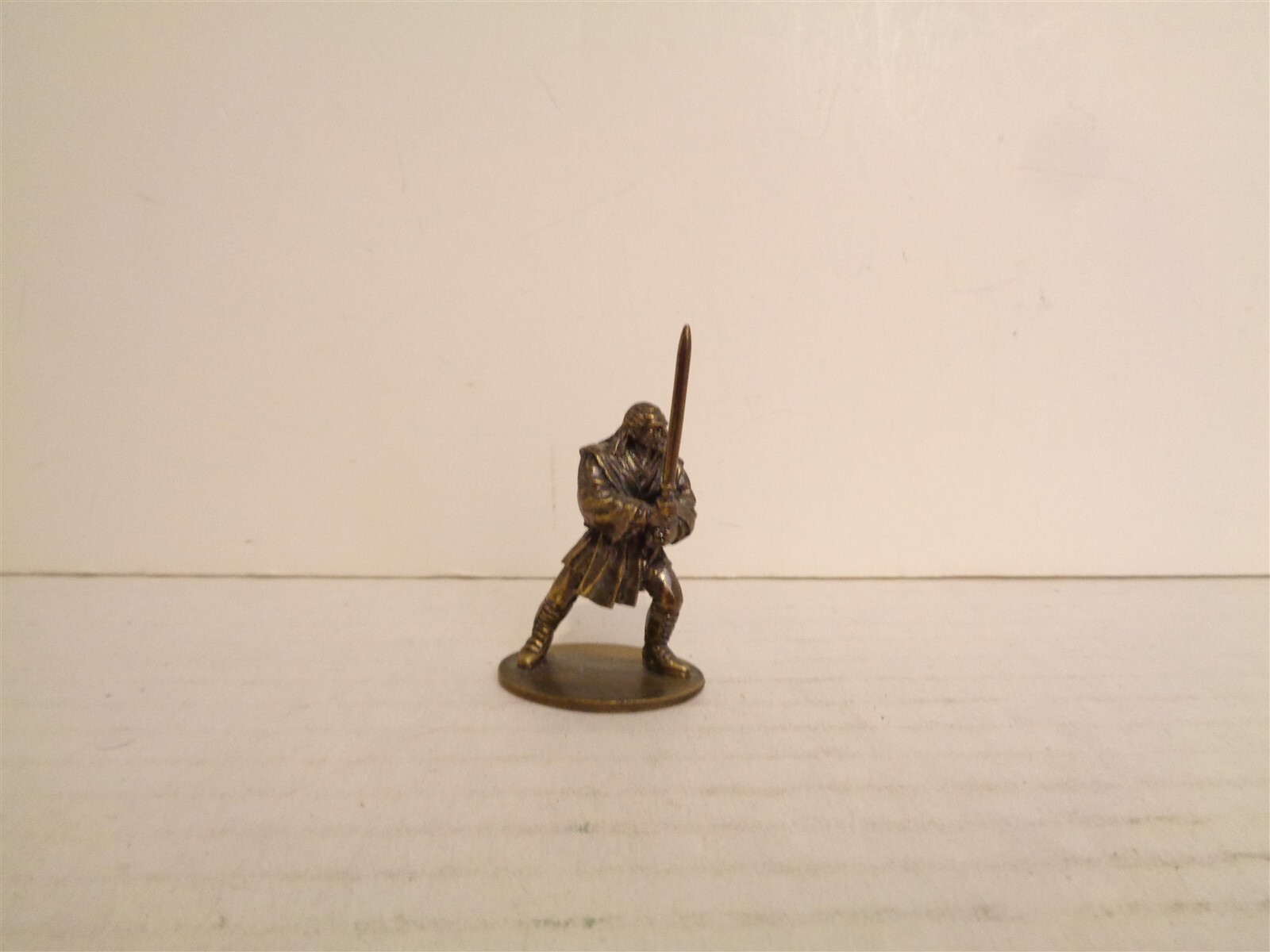 2000 Star Wars Jedi Power Battles Qui-Gon Jinn Pewter Jedi Figurine Promo