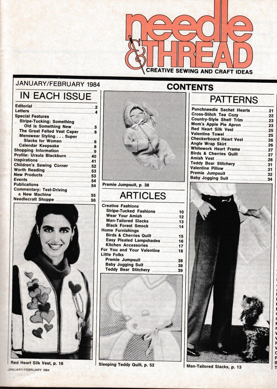 Needle & Thread Magazine | January/February 1984