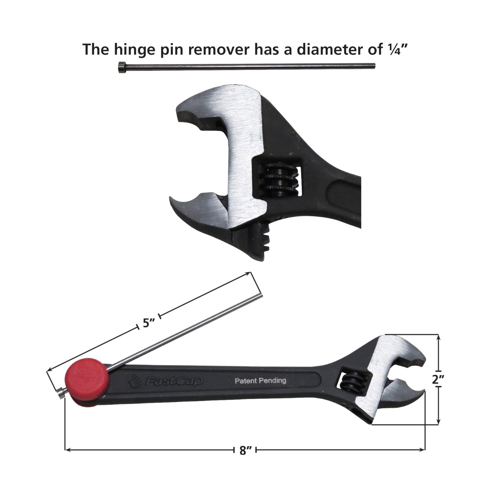 Knuckle Bender Door Hinge Tool with Hinge Pin Remover Adjustable Sagging Fix