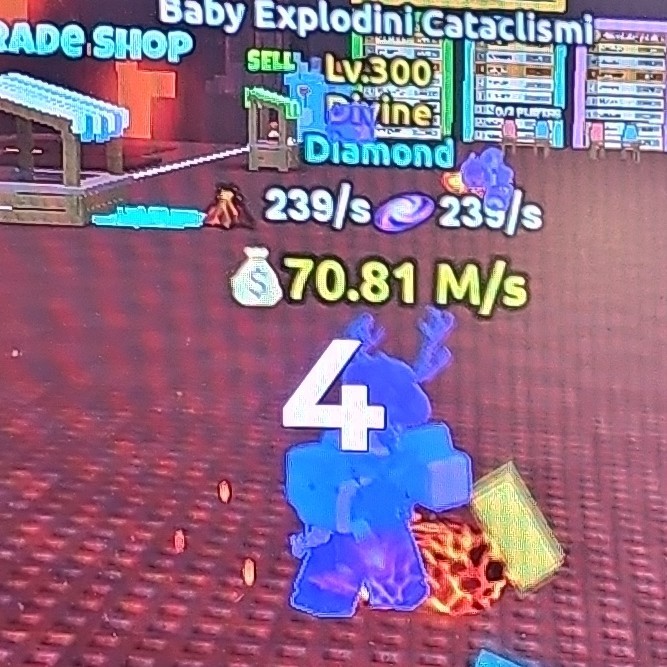 Baby Explodini Cataclismi Divine Diamond Baby Lv.300 Game Asset